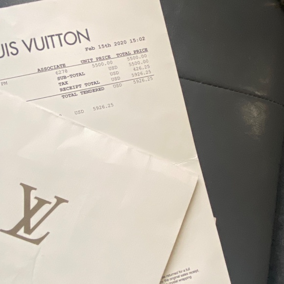 Authentic 2019 LOUIS VUITTON PVC Monogram Christopher GM Iridescent Prism - Picture 3 of 3